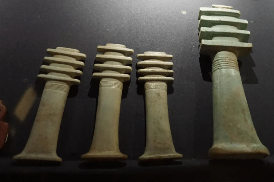 Djed symbol associated with Osiris in ancient Egypt