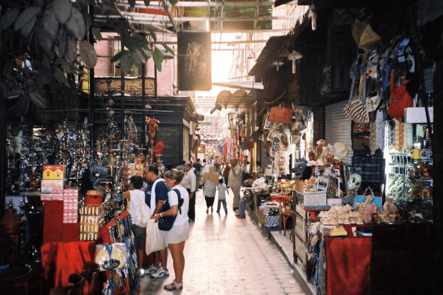 Bustling Khan El Khalili Bazaar in Cairo - 9 Days Cairo, Luxor & Hurghada Tour Package