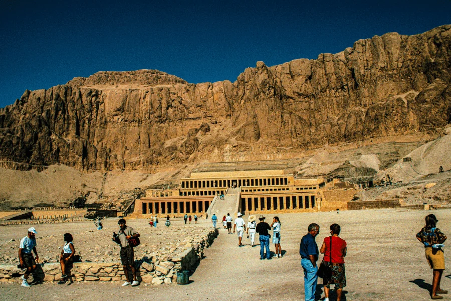 A visit to Queen Hatshepsut Temple, during our 9 Days Egypt Tour Package