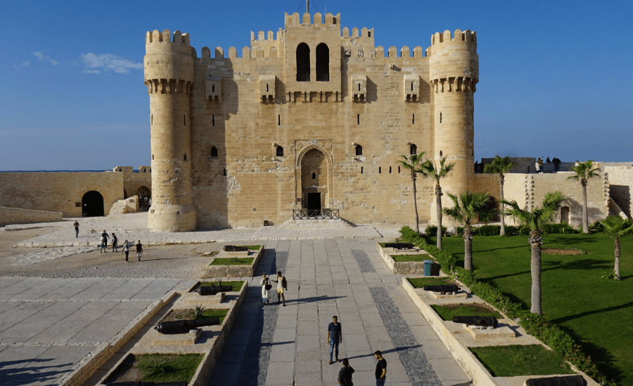 The Qaitbay Citadel in Alexandria - 8 Days Cairo, Nile Cruise & Alexandria Tour package