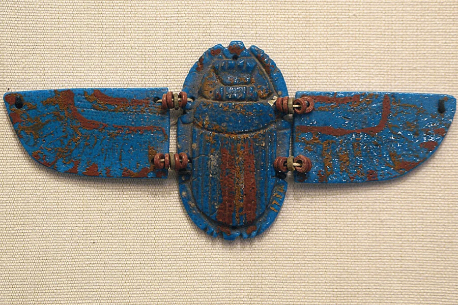 The Winged Egyptian Beetle