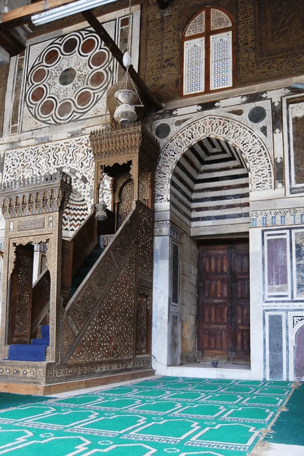 Al Muayyad Mosque, Mimbar. Egypt Tours Group.