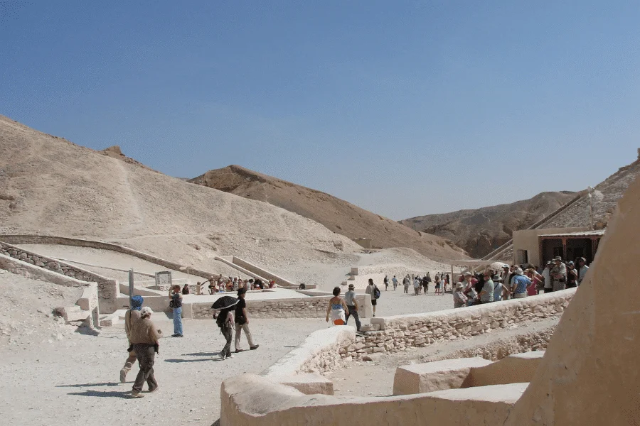 Entrance to a tomb in the Valley of the Kings - 9 Days Cairo, Luxor & Hurghada Tour