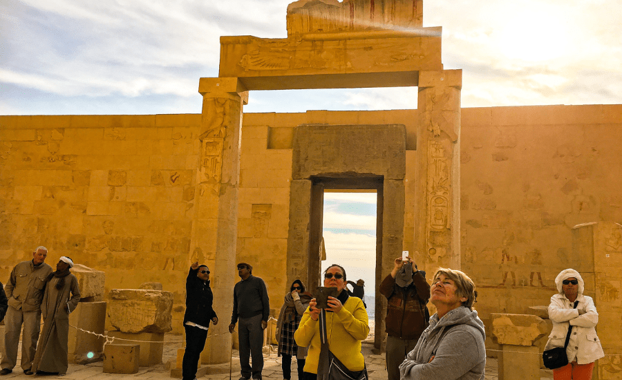 Entrance to a tomb in the Valley of the Kings - 8 Days Cairo, Aswan, Abu Simbel & Luxor Tour