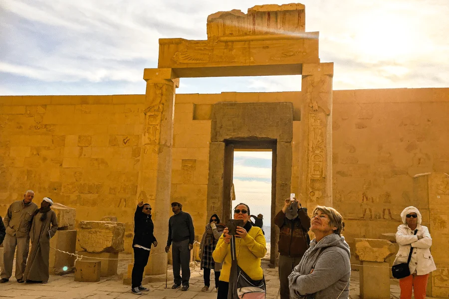 Entrance to a tomb in the Valley of the Kings - 8 Days Cairo, Aswan, Abu Simbel & Luxor Tour