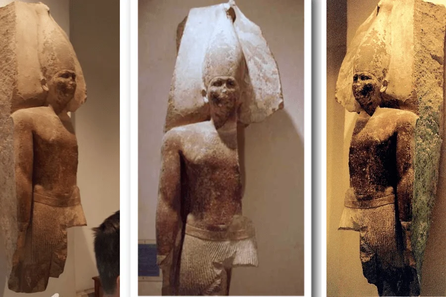 Statue of Pharaoh Senefru.