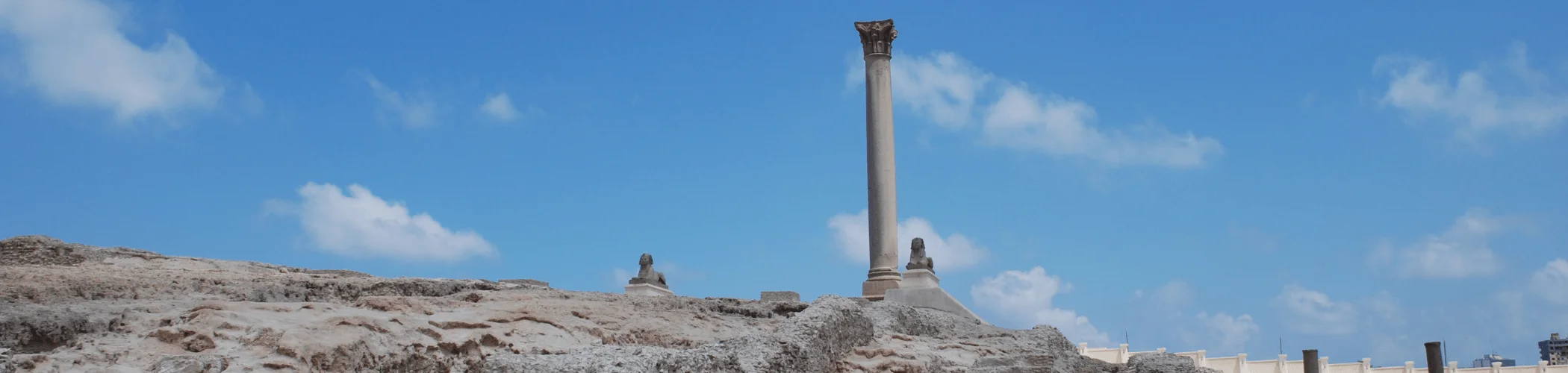 11 Days Cairo, Aswan, Luxor, Abu Simbel and Alexandria Tour - pompey's pillar - Egypt Tours Group