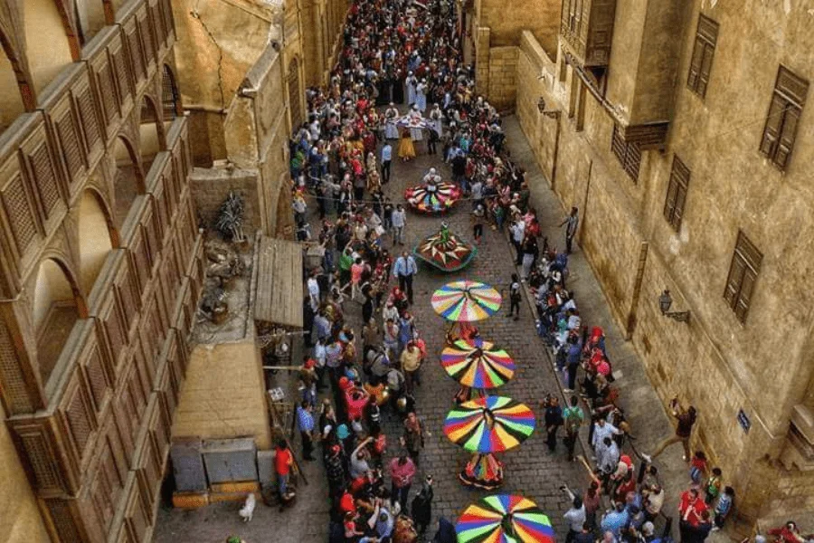 Tanoura dancing. Egypt Tours Group.