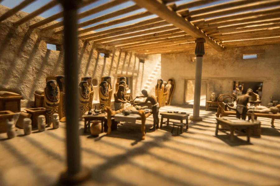 Process and steps of mummification