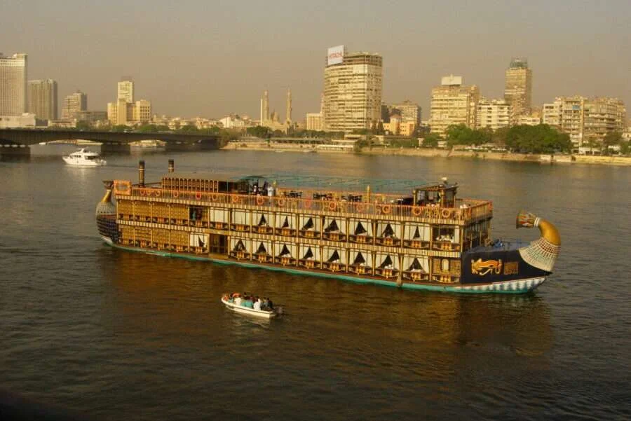 Nile River Dinner Cruise in Cairo with traditional entertainment