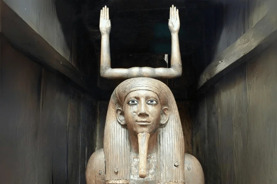 Ka sign showing two raised arms