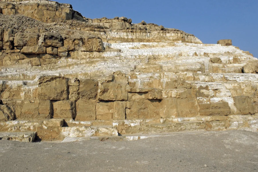 The ruined pyramid of Djedefre