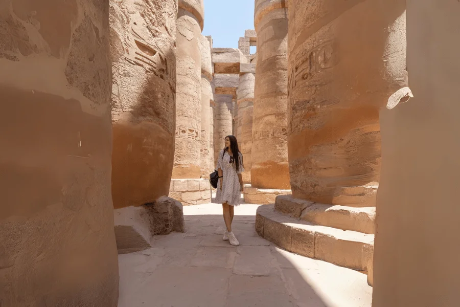 the grandeur of Karnak Temple, one of Egypt's most impressive ancient sites - 7 Days Cairo, Abu Simbel, Luxor and Bahariya Oasis