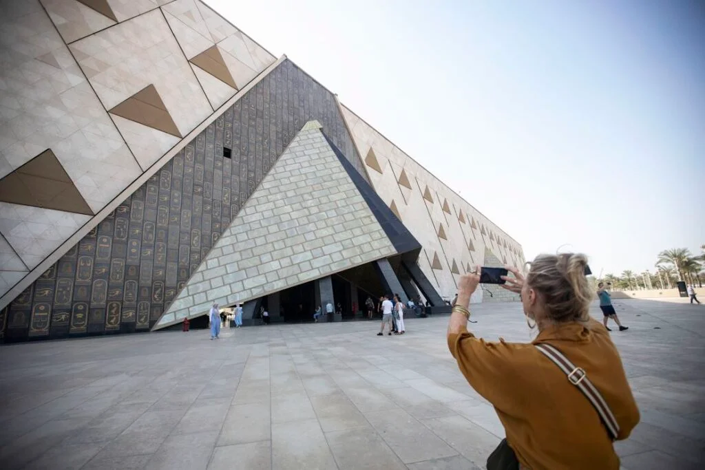 The Grand Egyptian Museum with iconic exhibits on display - 13 Days Egypt Holiday: Cairo, Alexandria, Siwa, Abu Simbel & Luxor