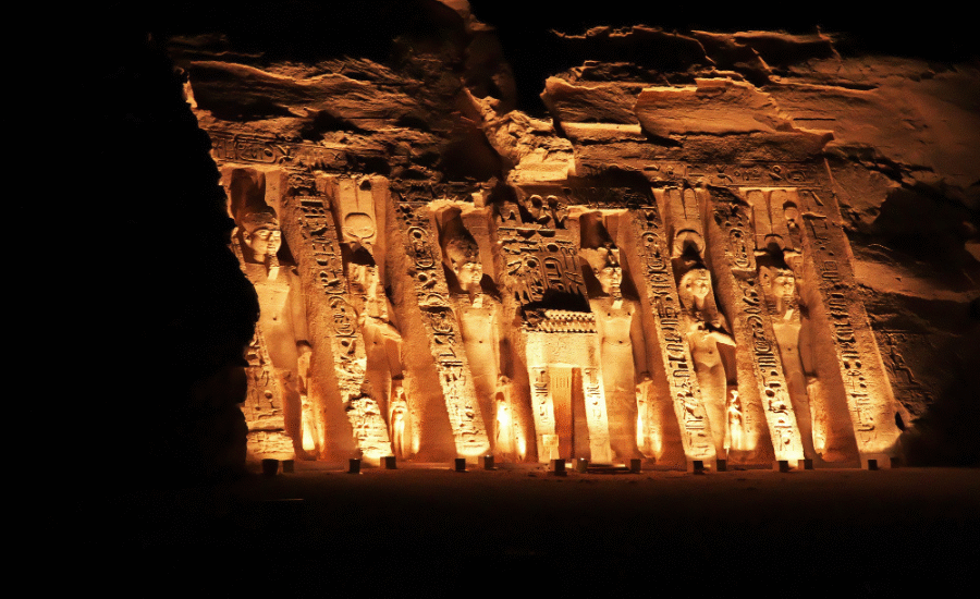 Luxor Temple at Night - A magical experience under the stars - 15 Days Cairo, Nile Cruise, Alexandria & Sharm El Sheikh Tour