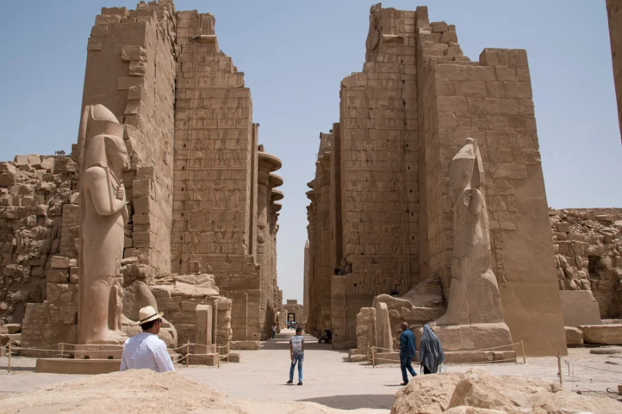 View of Karnak Temple during our El Gouna to Luxor day tour with Egypt Tours Group.