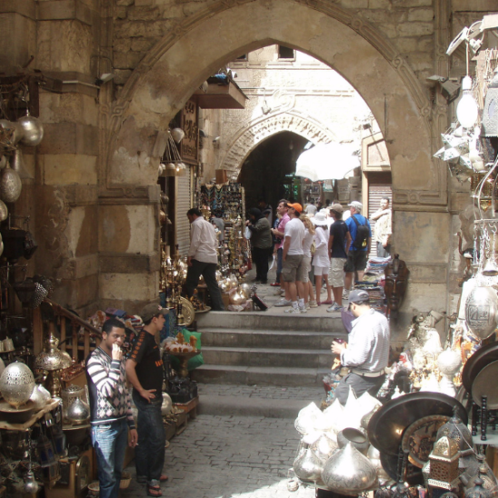 Shops and souvenirs at Khan El Khalili - Day trip to Cairo from El Gouna by Car.