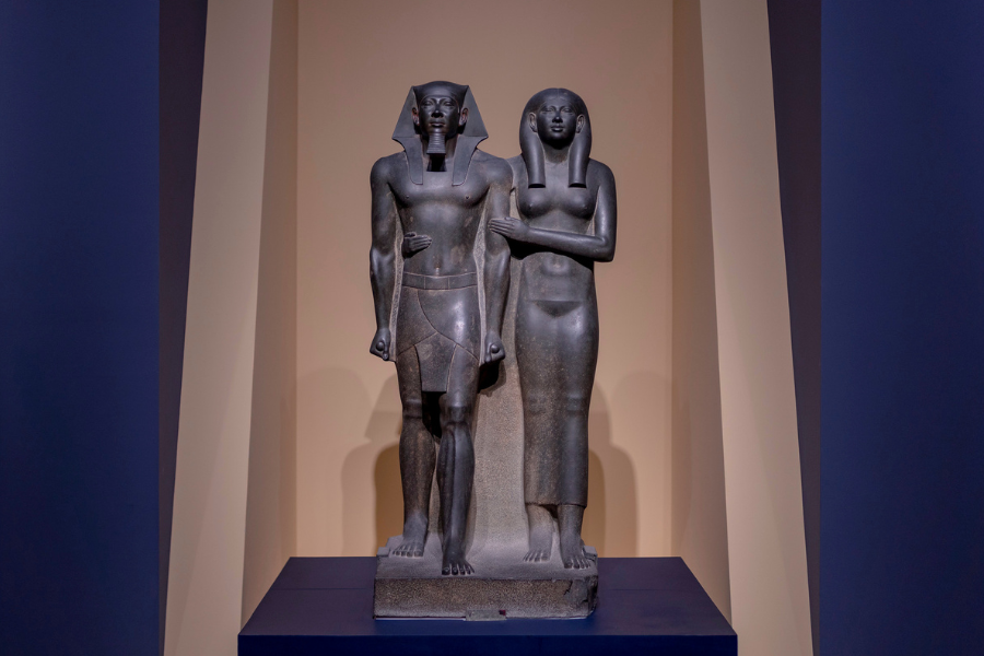 Statue of King Menkaure and Queen
