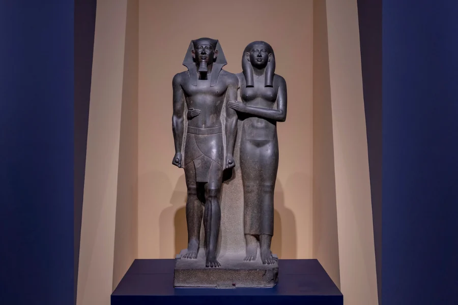 Statue of King Menkaure and Queen