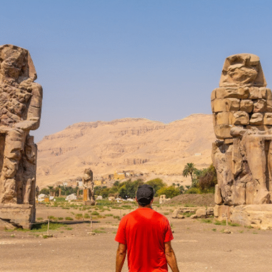 Colossi of Memnon, Luxor - 3 Nights Nile River Cruise from Hurghada.
