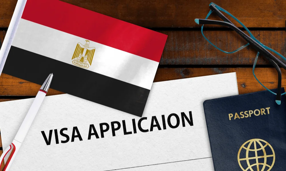 Tourist passport with Egyptian visa stamp - Egypt Travel Requirements