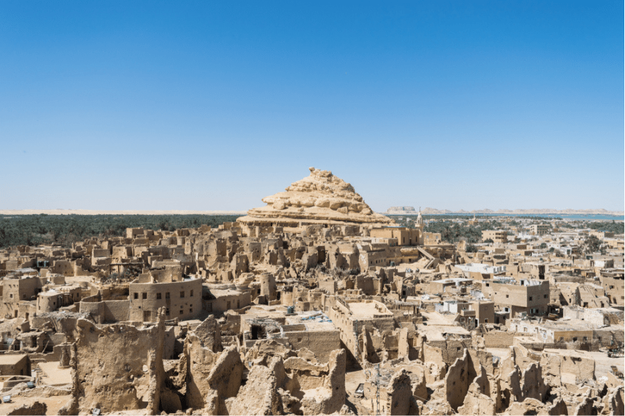 Private guided tour across the desert landscape of Siwa Oasis, Egypt