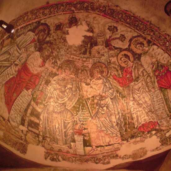 Frescos from the Wadi Natrun Monastery - Wadi El Natroun Day Trip from Cairo