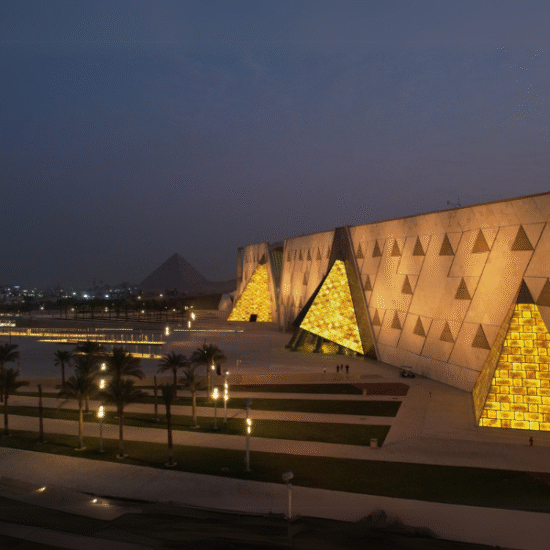 Grand Egyptian Museum – modern museum near Giza Pyramids, Egypt