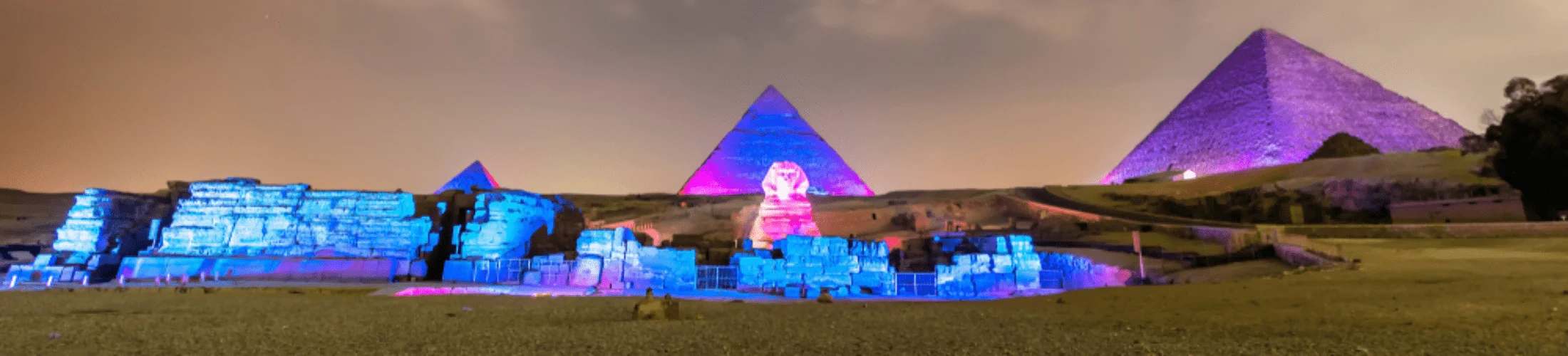 Giza Pyramids - Sound and Light Show at Giza Pyramids - Egypt Tours Group