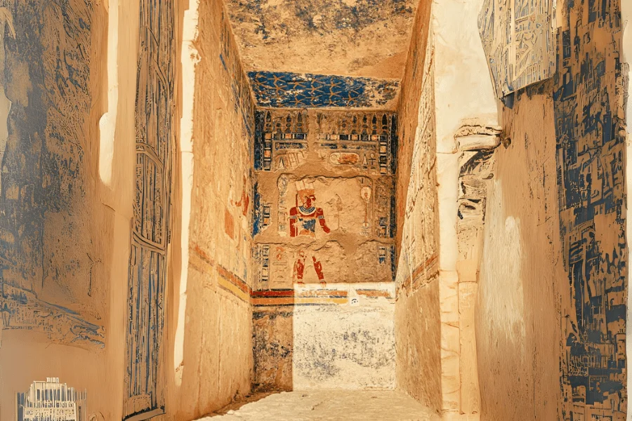 One wall, countless stories — carved with care, echoing a queen’s journey.