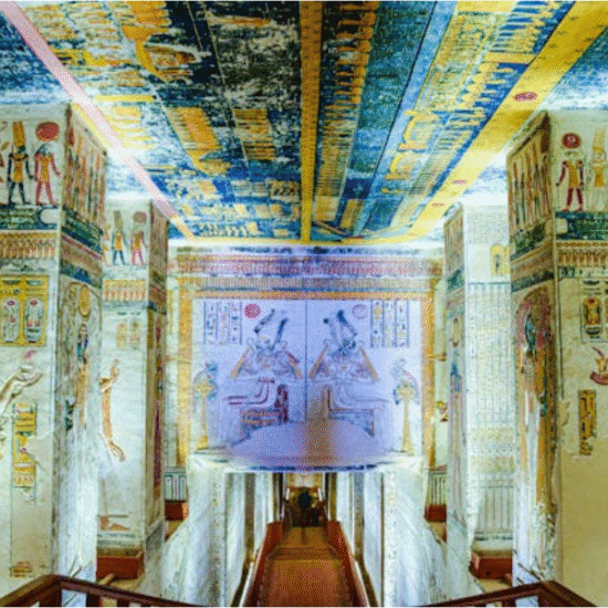 Tombs of ancient pharaohs in Luxor