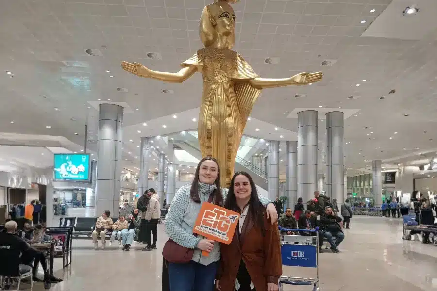 Travelers starting their 13 Days Egypt Tour: Cairo, Alexandria, Nile Cruise & Abu Simbel with Egypt Tours Group