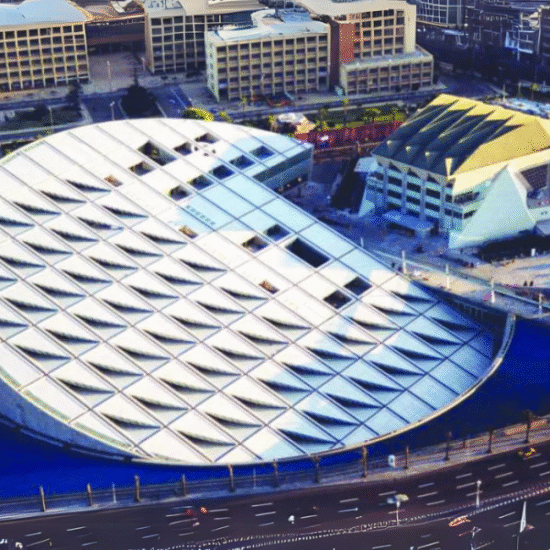 Modern architecture of Bibliotheca Alexandrina - 5 Days Cairo and Alexandria Easter Holiday in Egyptز