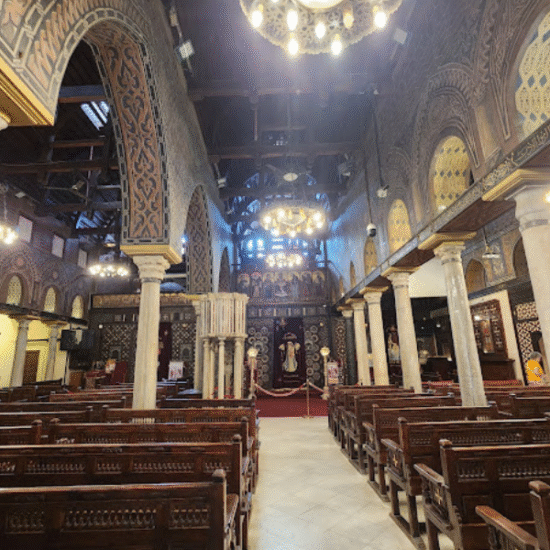Exterior of the Hanging Church in Old Cairo