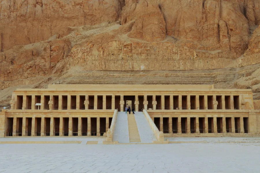 Terraced façade of Hatshepsut Temple - 4 Days Egypt Easter Tour: Cairo & Luxor Holiday Package