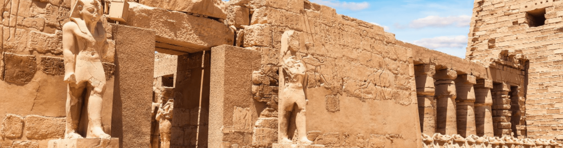 Hypostyle hall with giant columns at Karnak Temple - 4 Days Egypt Easter Nile Cruise Tour