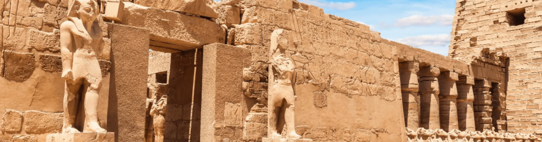 Hypostyle hall with giant columns at Karnak Temple - 4 Days Egypt Easter Nile Cruise Tour