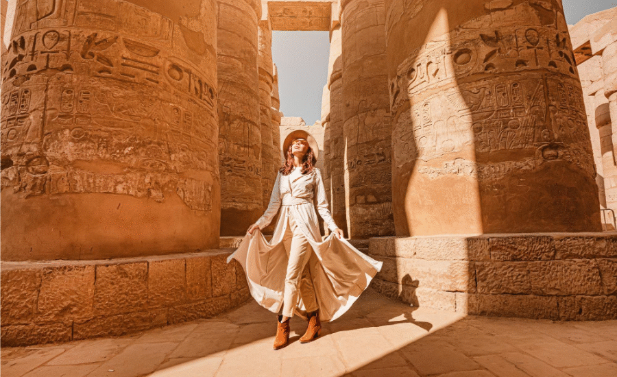 Karnak’s towering columns and open courtyards - 4 Days Egypt Easter Tour: Cairo & Luxor Holiday