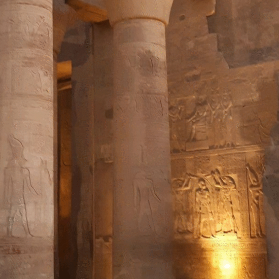Dual-design temple at Kom Ombo with crocodile mummies - 5 Days Nile Cruise Holiday During Easter