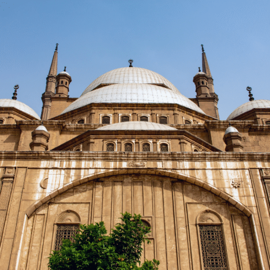 The majestic Mohamed Ali Mosque inside the Citadel of Cairo, Egypt.
