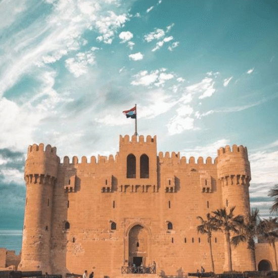 Stone fortress on Alexandria’s Mediterranean coast - 9 Days Egypt Easter Holiday: Cairo, Alexandria & Nile Cruise