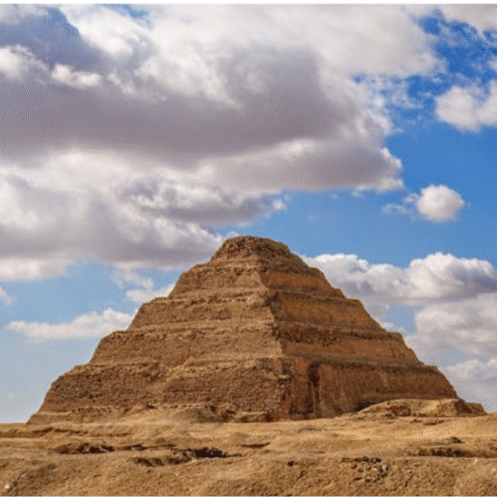 The Step Pyramid of Djoser in Saqqara, Egypt