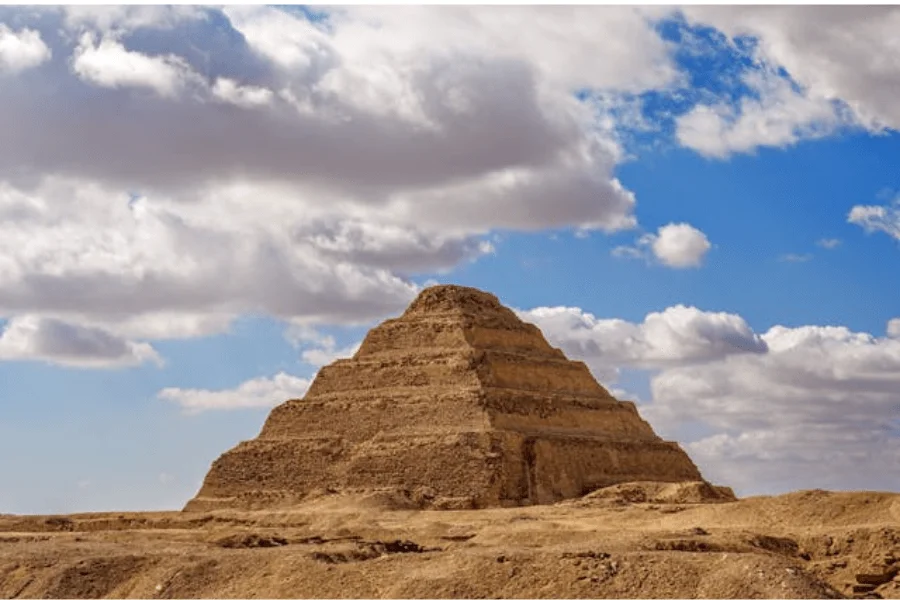 The Step Pyramid of Djoser in Saqqara, Egypt