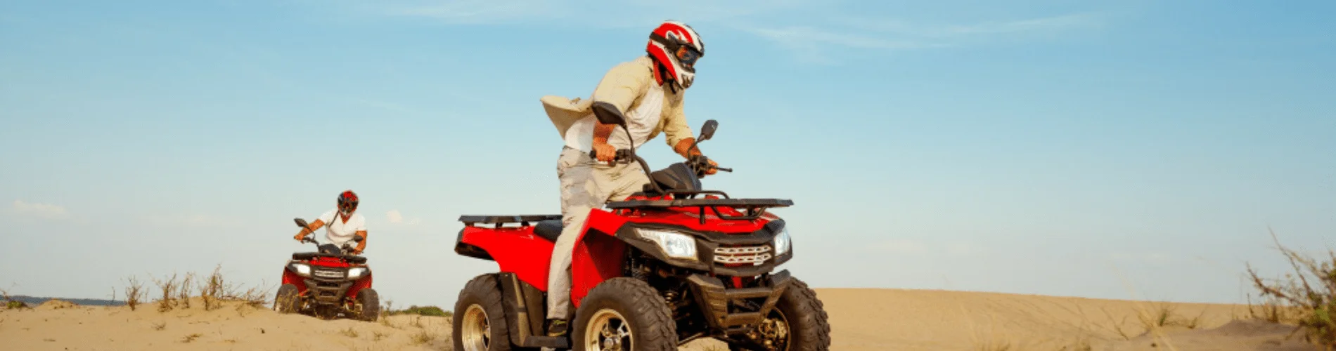 4x4 vehicle driving through the desert near Hurghada