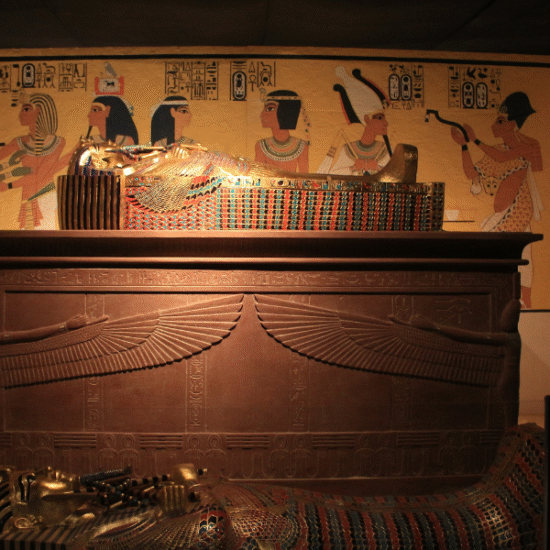 Entrance to a tomb in the Valley of the Kings, Luxor