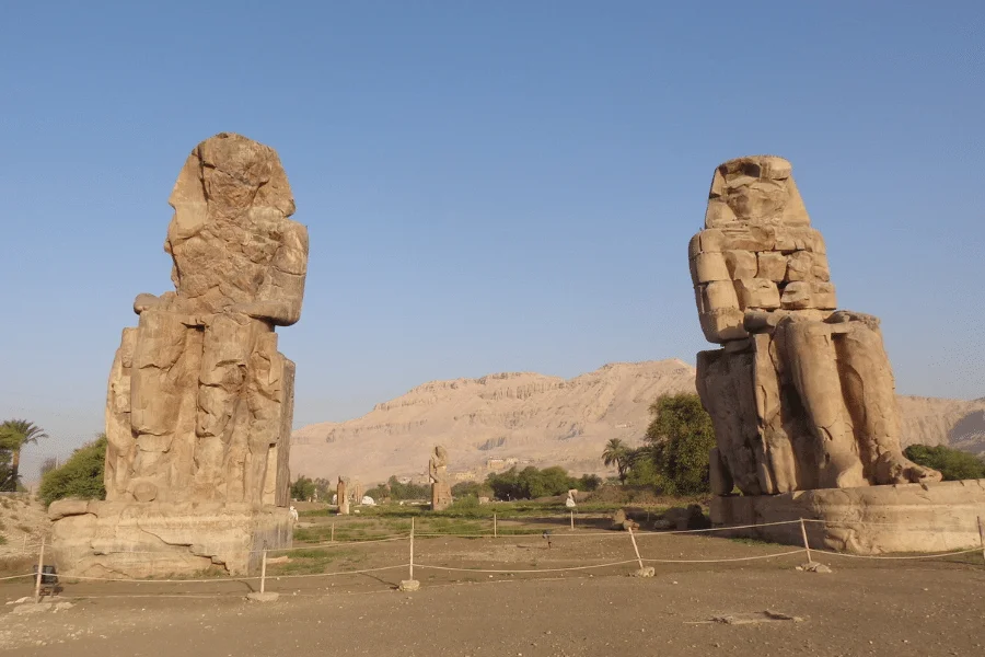 Colossi of Memnon – Guardians of Thebes - 7 Days Egypt Honeymoon tour package - Cairo, Luxor & Alexandria