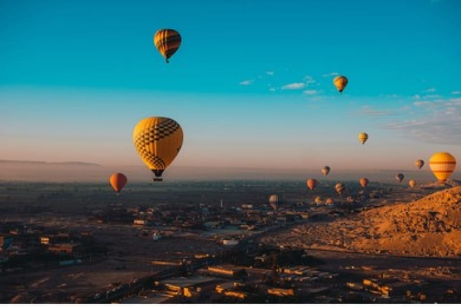 Hot-Air Balloons above Luxor - Trips to Egypt