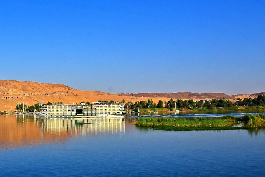 The Nile at golden hour