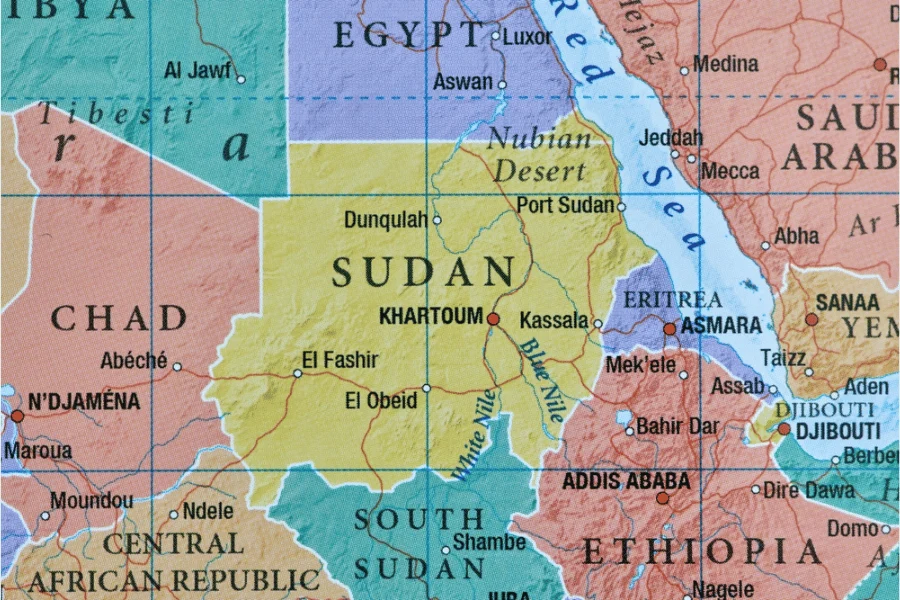 Countries the Nile River Flows Through on the Africa Map Countries the Nile River flows through shown on a map of Africa