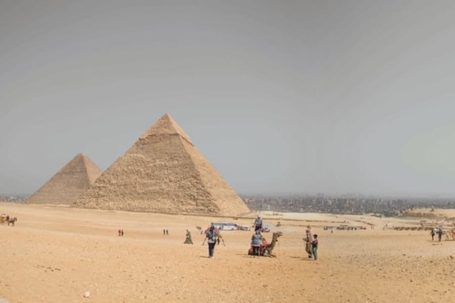 the Giza Pyramids Complex - 7 Days Egypt Tour Packages – Cairo, Nile Cruise, Hurghada & More - Egypt Tours Group